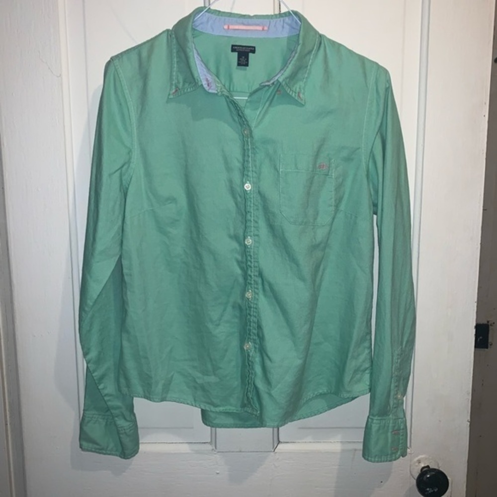 American Eagle Outfitters Women’s AEO Long Sleeve Button Down Shirt Size 14